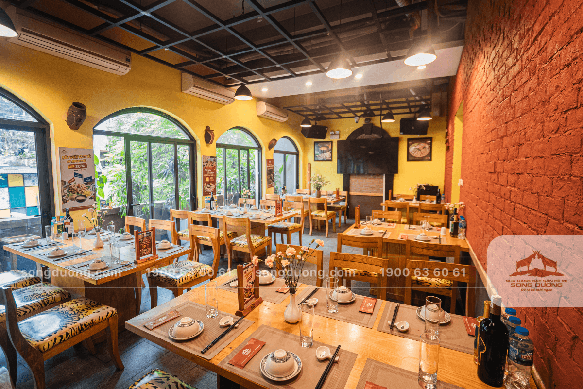 Nhà hàng Song Dương 9 Hàn Thuyên chuyên phục vụ các món dê ré ngon