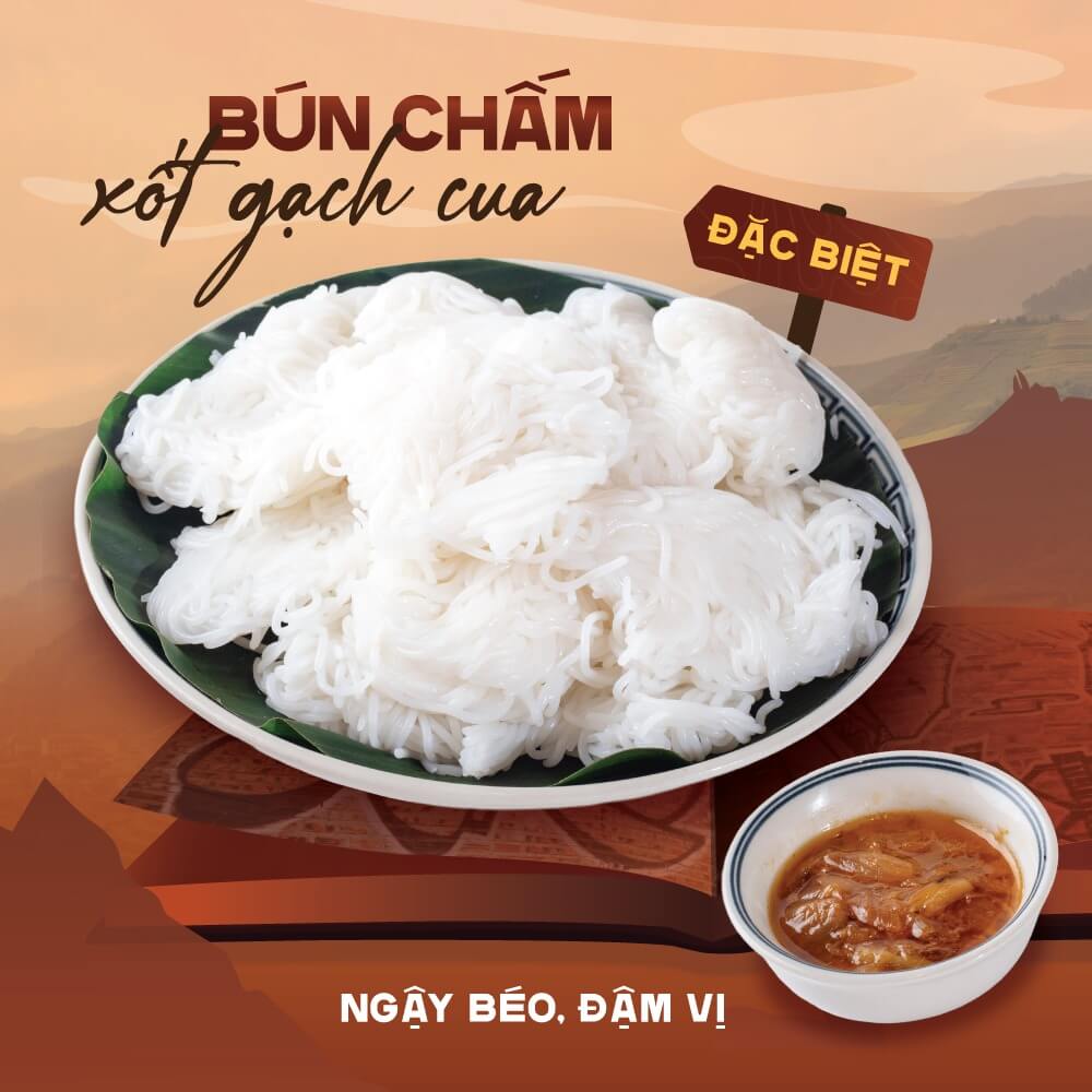 Bún chấm ăn kèm đặc biệt