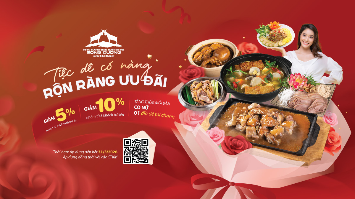 Tiệc dê thượng hạng mừng ngày của nàng