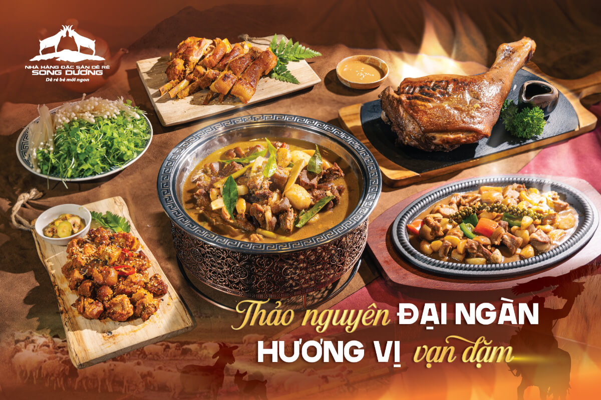 Menu Dê ré kiểu Mông Cổ - Hương vị từ vạn dặm thảo nguyên